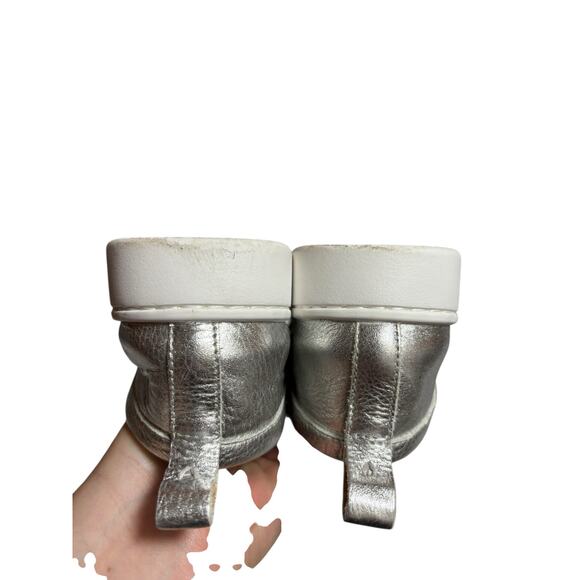 Vionic Uptown Silver Metallic Comfort Slip On Loafer - 6 - Picture 9 of 12